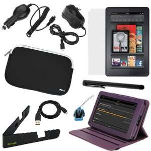 pieces Accessory Bundle Kit for New  Kindle Fire Full Color 