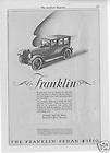 1927 Franklin Automobile Airman Series Car Ad