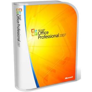 Microsoft Office Professional 2007 FULL PRO w/ Word Excel Powerpoint 
