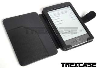 Black Premium Synthetic Leather Case Cover For Latest  Kindle 4 