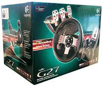 Package Contents Logitech G27 Steering wheel Gas, brake, and clutch 