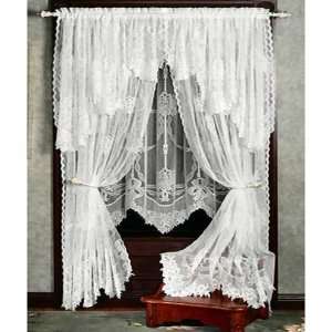   Lace Jacquard 72 Long Curtain Panel By D. Kwitman: Home & Kitchen