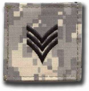    ACU Digital Camouflage Sergeant Insignia VELCRO Patch Clothing