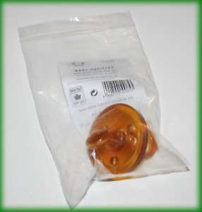   Natural Rubber Latex Soother Molded One Piece Pacifier NEW  