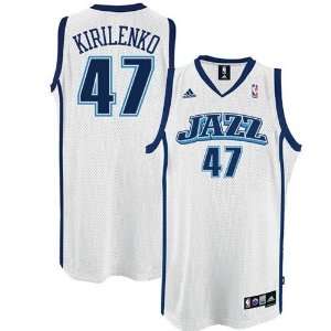 : NBA adidas Utah Jazz #47 Andrei Kirilenko White Swingman Basketball 