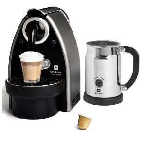  Machine with Nespresso Aeroccino Milk Frother, Black: Kitchen & Dining