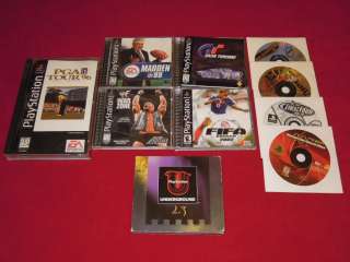   of 10 Sony PlayStation Games Nice Variety! Classics! PS1 PSX  