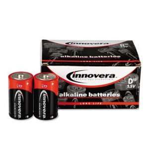  Innovera® Alkaline Batteries BATTERY,ALKALINE,D,12PK 