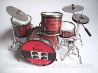 Miniature Drum set The Beatles Red  