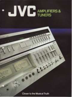 JVC Amps & Tuners Brochure JA S77, JA S55,A S7 1975  