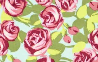 Amy Butler TUMBLE ROSES FLANNEL Pink FAB04 Fabric Westminster Fibers 