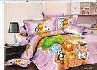   100% Cotton Animal Print Queen/King Bed In a Bag Bedding Set #B03