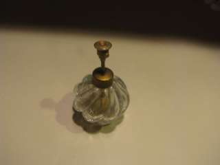 Antique Glass Perfume Bottle Atomizer Sprayer Irice N.Y  