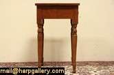 Pair 1830 Antique Cherry Bedside or End Tables, Nightstands  