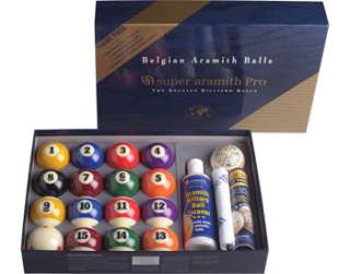 Genuine Belgian Super Aramith Pro Value Pack Pool/Billiard Ball Set 