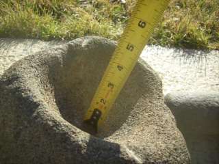   California Native American Indian Artifact Stone Bowl Mortar & Pestle
