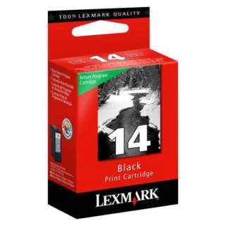 Lexmark #14 Black Ink Cartridge.Opens in a new window