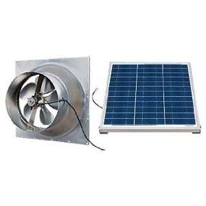  50 Watt Gable Solar Attic Fan by Natural Light