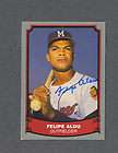 Felipe Alou signed Braves 1988 Baseball Legends card