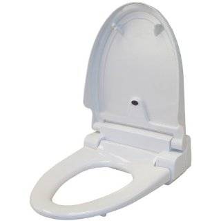   White Elongated Touch Free Sensor Controlled Automatic Toilet Seat