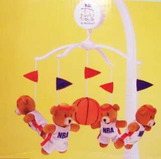 NBA Basketball Detroit Pistons Baby Nursery Crib Mobile  