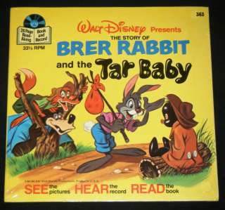   AND THE TAR BABY ~ Sealed ~ 33 RPM 7 Record & Illustrated Book  
