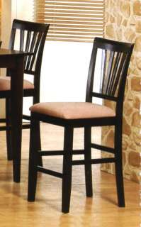   of Fan Back Cappuccino 24 Seat Bar Stools by Coaster 100332  