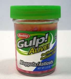 Berkley Gulp Alive Pink Maggots/Asticots Fishing Bait  