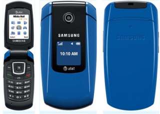   SAMSUNG A167 UNLOCKED GSM BLUE FLIP CAMERA CELL PHONE T MOBILE AT&T