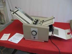 MBM F12 FastFold22 Jet Speed Folder Table Top Paper Folding Machine 