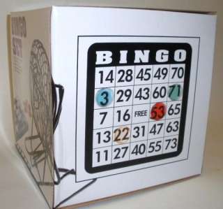 COMPLETE BINGO GAME SET KIT WITH CAGE BALLS AND CARDS NEW  