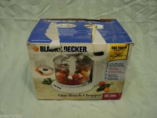 BLACK & DECKER ONE TOUCH CHOPPER HC306 ~ NEW IN BOX  