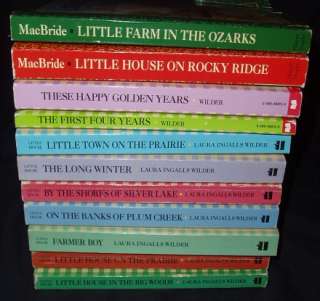Little House Wilder Book Lot 9 Plus MacBride Bonus 2  