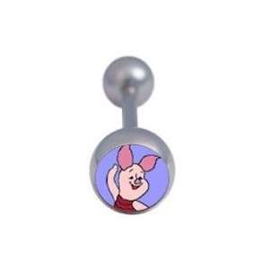    PIGLET Tongue Ring Barbell Rings Body Jewelry NR NEW Jewelry