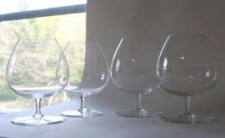   of 4 Baccarat Crystal Perfection Large Brandy Cognac Snifters Balloon