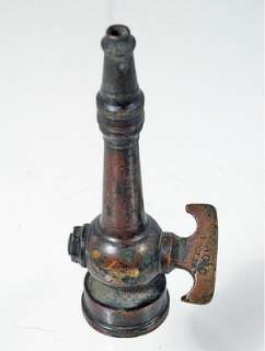 Antique Garden Fire hose nozzle, Brass Circa 1800s  