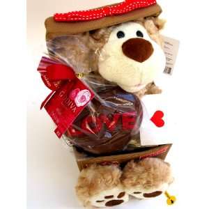 Godiva Large Milk Chocolate Candy Hug & Cuddle Barn Next Day Bear 
