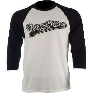  Heavy Hitters Fight Logo Baseball Tee Shirt (SizeL 