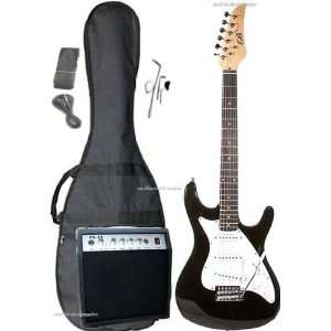  Black Assassin Electric Guitar with 10W Amp., Gig Bag Case 