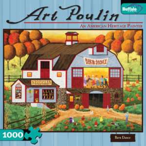 New Buffalo Games Art Poulin 1000 Piece pcs Jigsaw Puzzle Autumn 