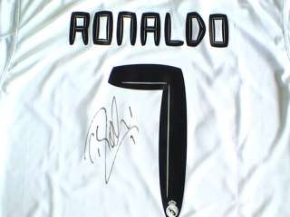 RONALDO Signed Autograph 2010 REAL MADRID Shirt/Jersey +COA BRAND 