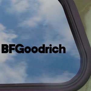  BF Goodrich Black Decal BFG Bfgoodrich Tire Window Sticker 