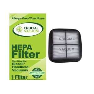 HEPA Filter and Filter Screen Fits Bissell Hand Vac Auto Mate Pet Hair 
