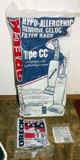 ORECK XL Classic upright vacuum cleaner~xtra bags/belts included~model 