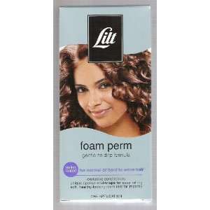Lilt Foam Perm Gentle No Drip Formula for Normal or Hard to Wave Hair 
