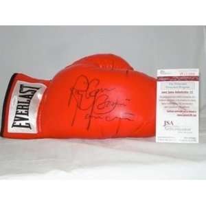   MANCINI Signed Everlast Boxing Glove JSA   Autographed Boxing Gloves