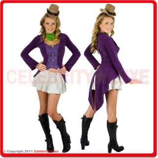   in Wonderland Mad Hatter Willy Wonka Chocolate Factory Dress Costume
