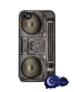 Retro Boombox   iPhone 4/4s Slim Case Cell Phone Cover   Boom Box 