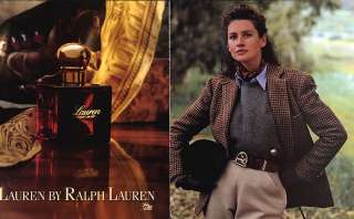 1991 Ralph Lauren Isabelle Townsend perfume magazine ad  