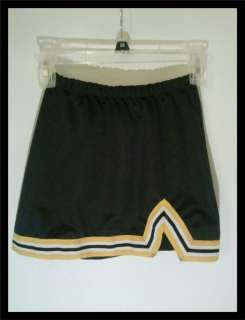 Black Gold Girls Cheerleader Skirt Steelers CU Buffs  